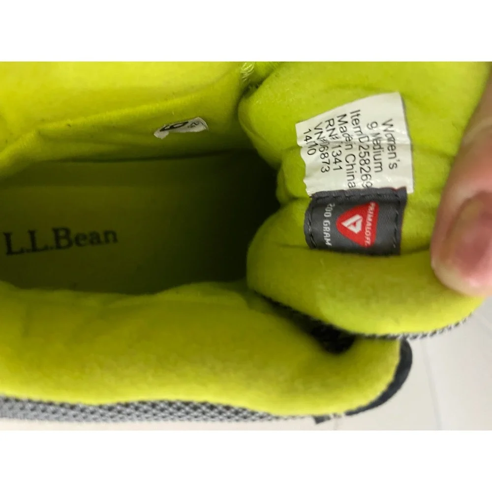 L.L. Bean Waterproof Hiking Boots Women's 9 Blue Trail Outdoor